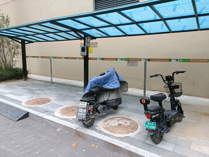 小区电动车充电桩安装案例