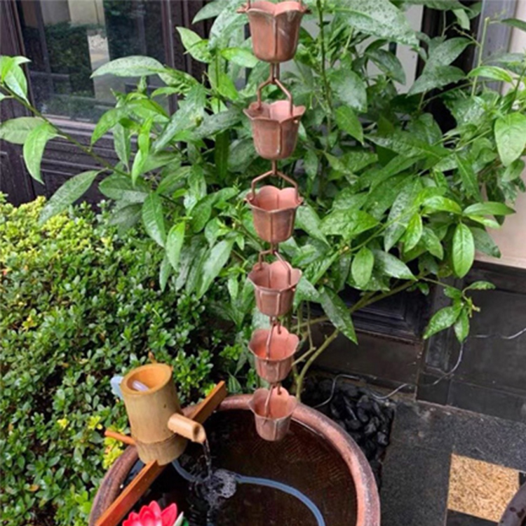 别墅雨水链设计安装