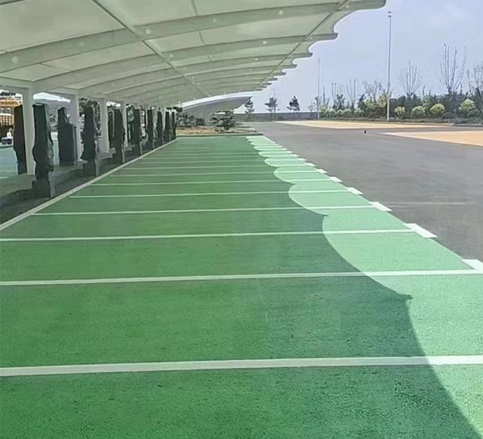学校防滑颗粒实景图