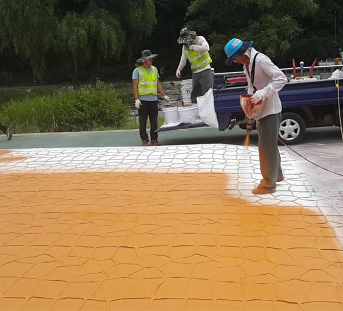彩色沥青道路 防滑耐磨图1